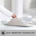 thumbnail image 3 of Neutral Coastal Starfish Coral 16x24 Flannel Bath Mat for Bathroom, Anti-Slip Backing Soft Bathroom Rug, Washable Water Absorbent Mat, 3 of 9