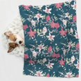 thumbnail image 6 of Naloa Lilies Flowers Dog Blanket, 3 Sizes Cat Blanket for Indoor Cats Large Medium Small Dog Gifts-Large, 6 of 8