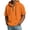 Saffron, variant on Men's Quarter Zip Hoodie Short Sleeve Sweatshirt Casual Solid Color Classic Design Summer Beach Outdoor Daily Wear Slim Fit
