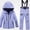 Blue, variant on Girls Ski Suit Set 2 Piece Snowsuits for Girls Waterproof Windproof Hooded Snow Jacket and Warm Winter Overalls Pants Blue Size 14