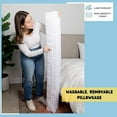 thumbnail image 6 of The Original Bed Wedge | Gap Filler Between Your Headboard and Mattress | Triangle Pillow Wedge | Bed Filler Wedge | Gap Headboard Filler | Gap Bed Stoppers | Don't Lose Your Pillow, 6 of 6