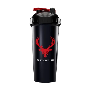 Bucked Up Perfect Shaker Blender Bottle, BPA-Free, Dishwasher Safe, Leak-Proof, 28 oz