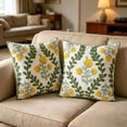 thumbnail image 5 of Sanmadrola Throw Pillow Covers Embroidered 18x18'' Boho Decorative Pillow Cover for Living Room Couch Sofa Bed Home Decor, 5 of 9