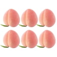 thumbnail image 1 of Melocotones Artificiales Simulación Melocotones Frutas Accesorios Vívidos Para El Hogar Tienda De Frutas Supermercado Decoración De Escritorio 6 Uds Yuarrent HA043571-02, 1 of 6