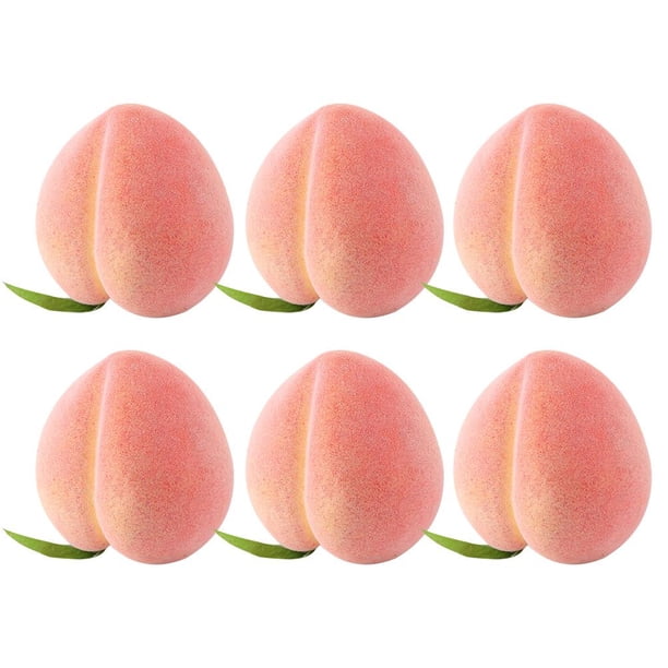 Melocotones Artificiales Simulación Melocotones Frutas Accesorios Vívidos Para El Hogar Tienda De Frutas Supermercado Decoración De Escritorio 6 Uds Speravity HA043571-02