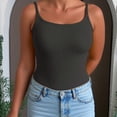 thumbnail image 4 of BUIGTTKLOP Tank Tops for Women Square Neck Spaghetti Strap Camisole Tops Summer Basic Cami Shirts, 4 of 6