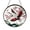 Acrylic 3.5 Inch, variant on Flying Crane Bird Stained Glass Style Suncatcher Window Hanging, Blossom Branch Floral Window Decor Ornament, Elegant Bird Decorative Glass Art Panel, Nature Inspired Window Accent