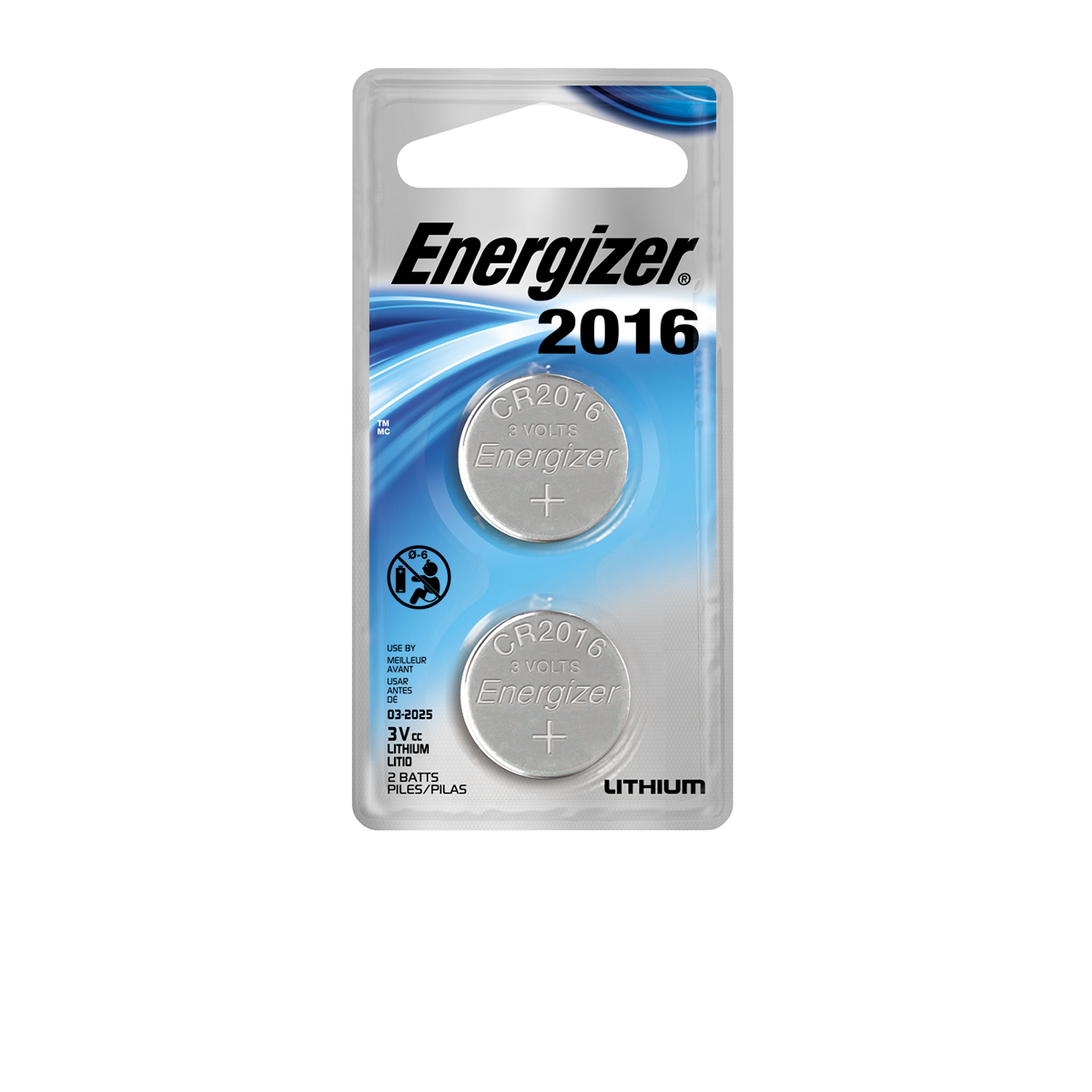 Energizer 2025 Batteries (2 Pack), 3V Lithium Coin Batteries - Walmart.com - Walmart.com