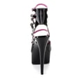 thumbnail image 5 of Ellie Shoes Womens E-609-Calista, 6" Platform Stiletto With Multiple Buckles. 5 / Black, 5 of 6