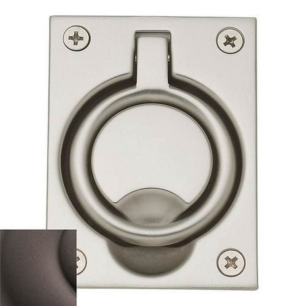 Baldwin 0395031 Flush Ring Pull, Unlacquered Bright Brass