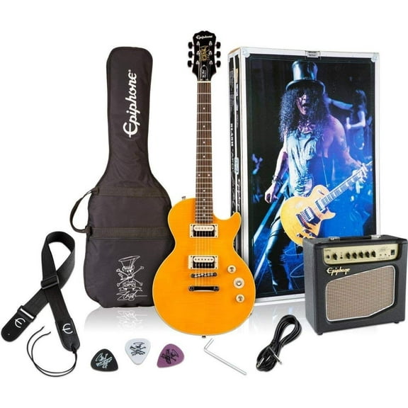Paquete de guitarra eléctrica Epiphone Slash AFD Les Paul