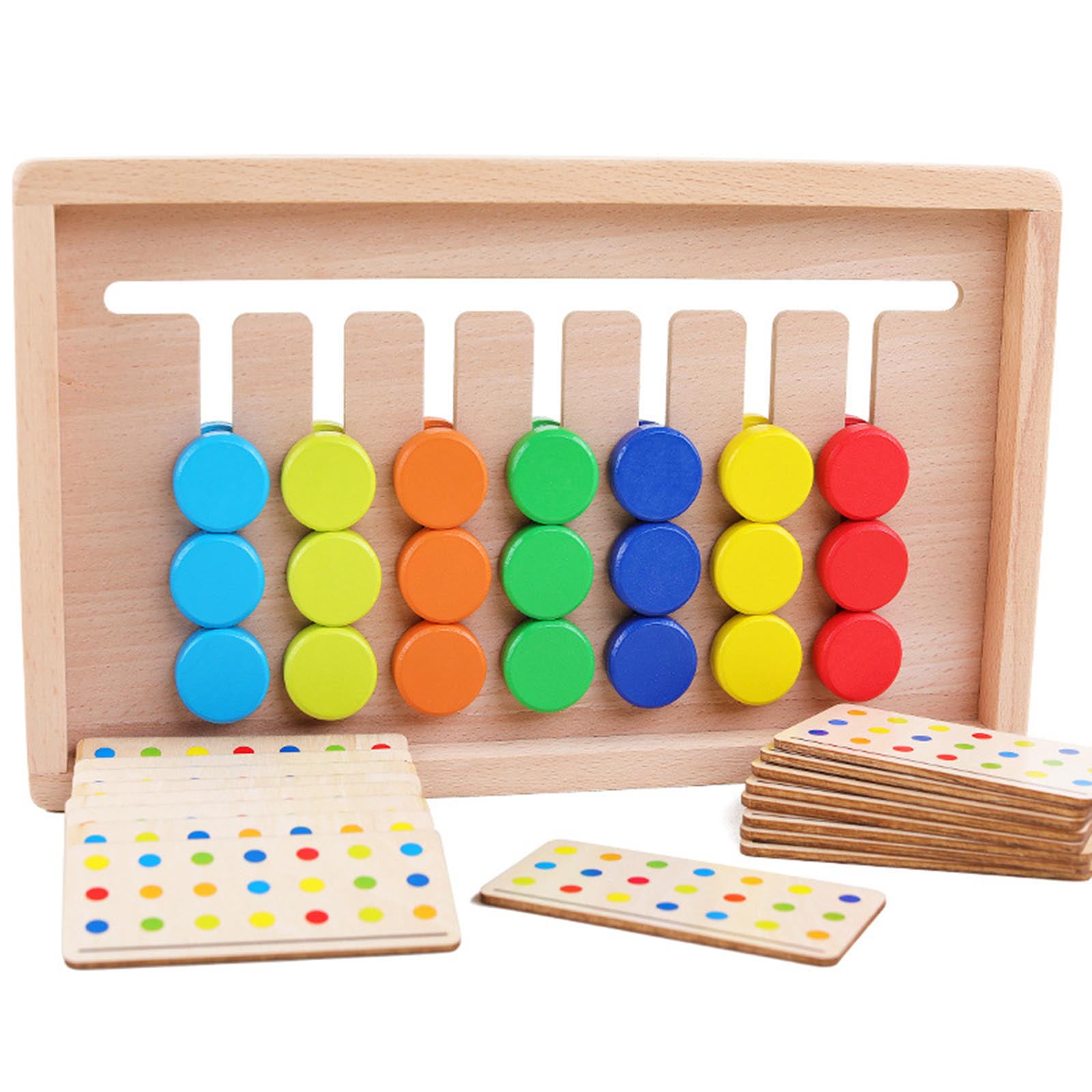 Sensory Brain Teaser Color Matching Game Enlightenment Board for