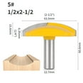 thumbnail image 2 of 1PCS-Round Bottom Bit, Woodworking Router Bit,solid Carbide End Mill,wood Milling Cutter,Wood Tool ,Great Multi-Purpose Application, 2 of 3