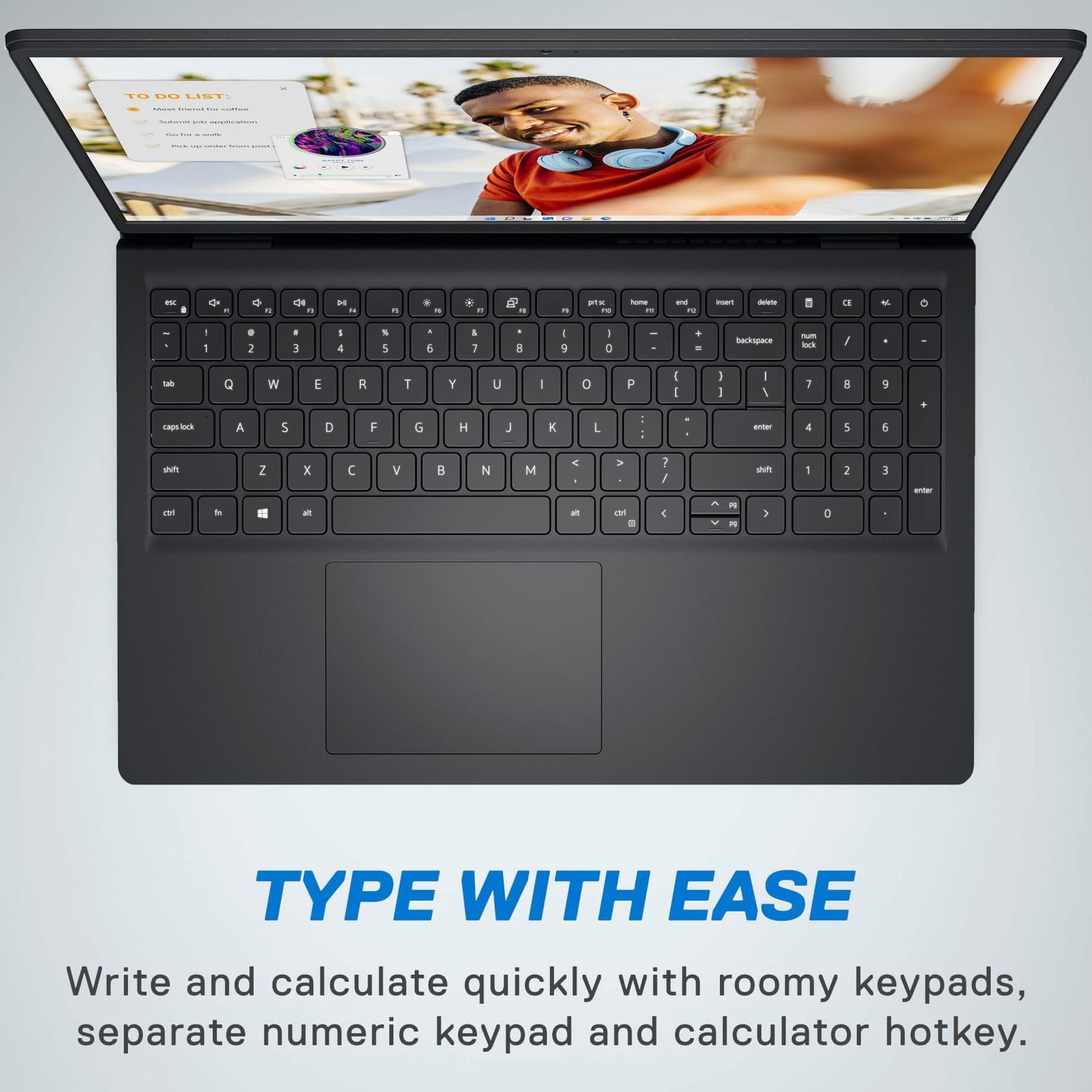 Dell Inspiron 15 15.6" Touchscreen FHD Laptop Computer, 8-Core AMD Ryzen 7 7730U (Beat i7-1365U), 16GB DDR4 RAM, 512GB PCIe SSD, WiFi, Bluetooth, Type-C, HDMI, Carbon Black, Windows 11 Pro