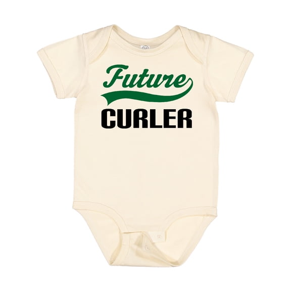 Inktastic Future Curler Kids Curling Sports Boys Baby Bodysuit