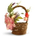 thumbnail image 1 of Panier de 6,7 Po Décoré de Tulipes et d'Œufs de Pâques, 1 of 1