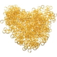 thumbnail image 4 of Shisuyan Chain Jewelry Making Circular Ring Golden 500Pcs 0.3X0.3In, 4 of 9