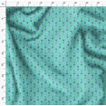 thumbnail image 4 of Soimoi Green Cotton Voile Fabric Shells Ocean Decor Fabric Printed Yard 42 Inch Wide, 4 of 6