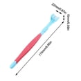 thumbnail image 3 of Pet Silicone Finger Toothbrush Dog Three-head Toothbrush, 3 of 8