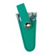 thumbnail image 2 of Funda protectora de cuero sintético para tijeras de manualidades, 8 x 3 cm, elegante estuche de almacenamiento para tijeras de bordar y coser. Verde, 2 of 9