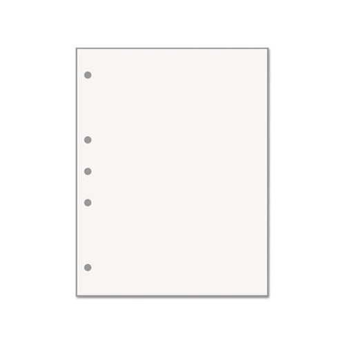 PrintWorks Professional Professional Office Paper, 5-Hole Left Punched, White, Letter, 20lb, 500/RM -PRB04340