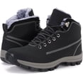 thumbnail image 1 of Botas de nieve WHITIN, zapatos de invierno para hombre, talla 8, negros, impermeables, 1 of 7