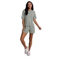 thumbnail image 4 of RBX Active Women's Lightweight Washed Pique Modal Short Sleeve T-Shirt, 4 of 5
