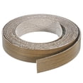 thumbnail image 1 of Banda de borde Uxcell, 3/4 pulgadas x 9.84 pies, banda de borde de madera contrachapada pre-pegada, flexible, para reparación de gabinetes y restauración de muebles, nogal marrón, 1 of 7