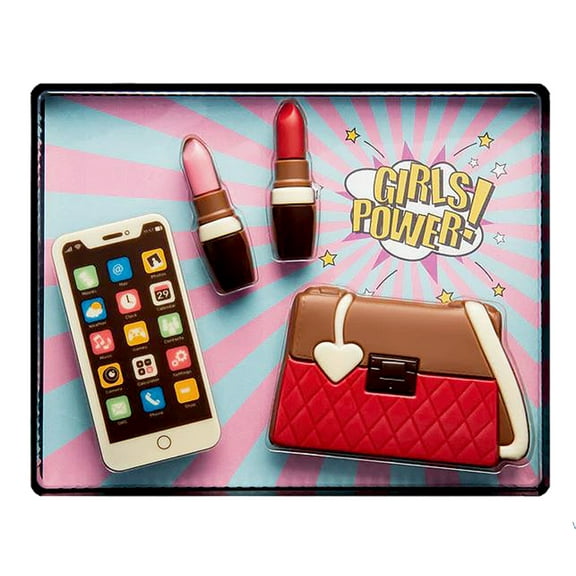 Weibler Solid Milk Chocolate Girls Power Gift Box 4.77 Oz.