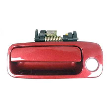 4AMCA Front Left Driver Side Exterior Outside Door Handle For 97-01 Toyota Camry 3K4 Sunfire Red Pearl 1997 1998 1999 2000 2001