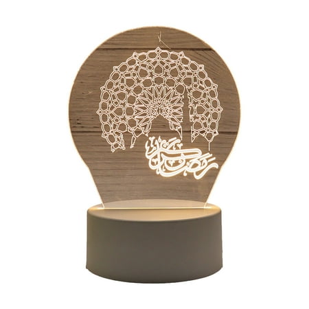 

Trayknick Night Lights with Castle Moon 20 Style USB Rechargeable Perfect Decorations for Ramadan and Eid Festival
