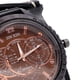 thumbnail image 3 of Reloj de pulsera para hombre, reloj de pulsera con números romanos, moderno reloj de pulsera de cuero para hombre. Negro, 3 of 9