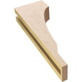 thumbnail image 6 of 3"W x 6"D x 18"H Thin Moab Rough Cedar Woodgrain TimberThane Corbel, Primed Tan, 6 of 6