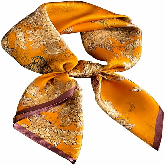 TELOLY 100% Pure Mulberry Silk Scarf 27" x 27" Square Scarf Scarf Neck Scarf scarf for Women with Gift Packing