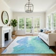 thumbnail image 7 of Addison Rugs Mayfield Premium Machine Washable Transitional Abstract Seafoam Rectangle Rug, 10' x 14', 7 of 7