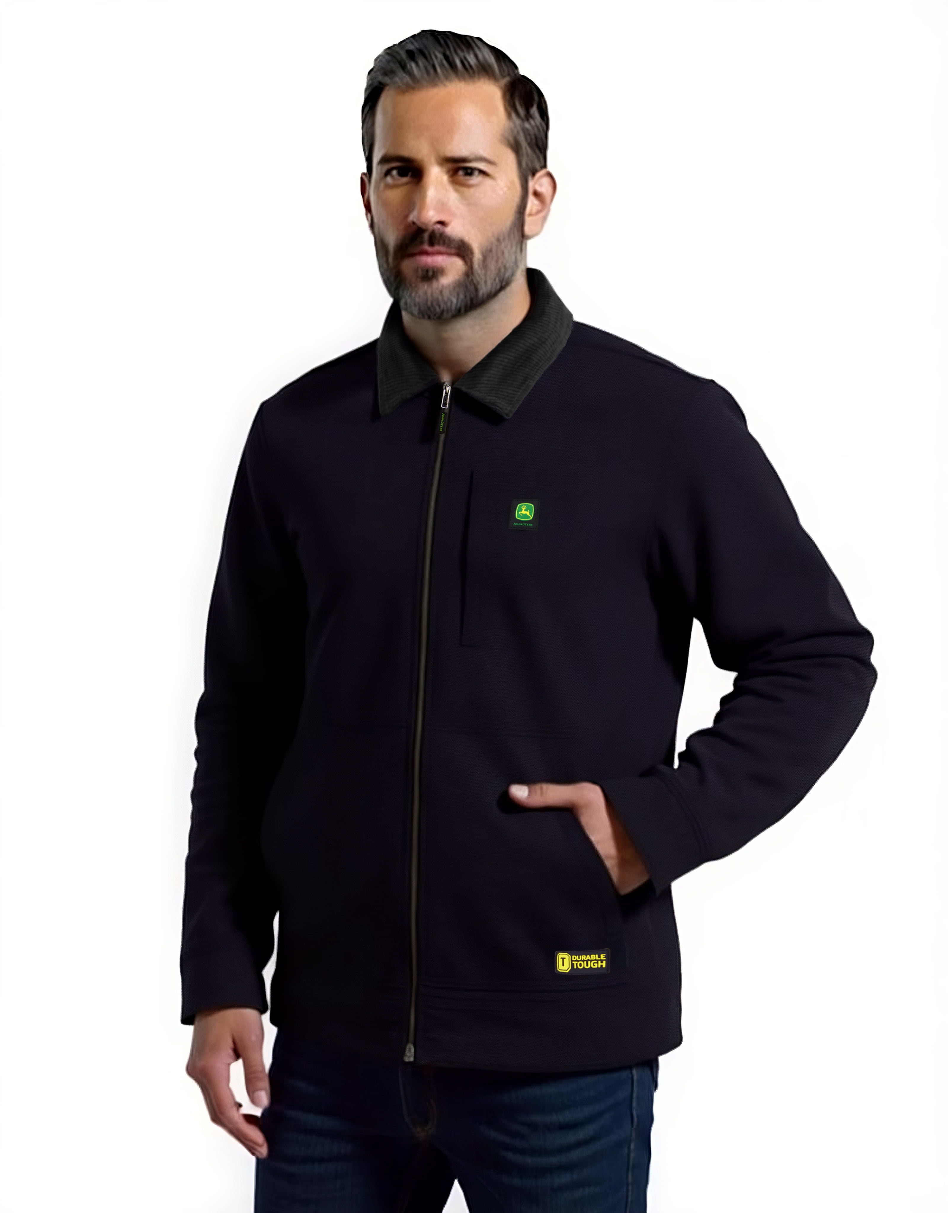 John Deere Men's Duck Quilted Lined Tractor Jacket, Sizes S-3XL