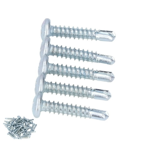 

Self Drilling Screws Drive Screw 50PCS Non Slip For Machinery Repair For FurnitureInstallation Round Head