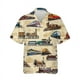 thumbnail image 5 of Camisas de mini tren para hombre, ropa hawaiana de verano, camiseta de manga corta, suelta, para vacaciones, playa, social, con solapa, estampado 3D, camisa vintage 2023, 5 of 5