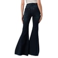 thumbnail image 2 of Grace in LA Ladies Flaire Frayed Hem Jean, 2 of 2