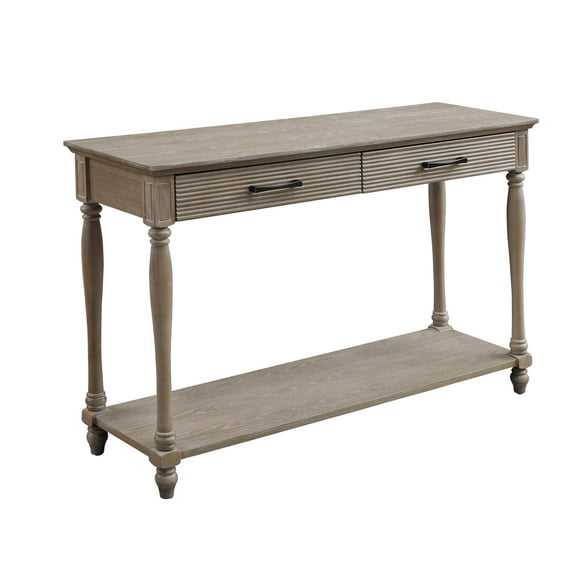 ACME Ariolo Sofa Table, Weathered Oak