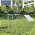 thumbnail image 4 of 9.5 x 12.5 Feet Large Walk In Chicken Coop Run House, Chicken Run Pen for Yard with Cover Outdoor Chicken Cage Enclosure Crate Outside, 4 of 6