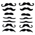 thumbnail image 2 of Juego de Bigotes Postizos Prichos Fiestas Patrias Color Negro de Fieltro 14 Piezas por Empaque, 2 of 4
