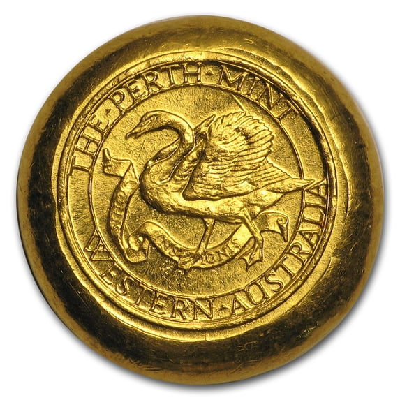 1/2 oz Gold Button - Perth Mint