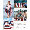 thumbnail image 5 of Nautical Anchor Beach Towels Oversized Super Absorbent, Red Navy Blue White Stripe Geometric Lightweight Bath Towel Quick Dry Sets For Bathroom/Pool/Rv Camping/Beach Play/Gym Room/Picnic 30"x60", 5 of 8