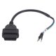 thumbnail image 1 of 16Pin OBD Cable Connector Adapter ABS Black Motor Diagnostic Tool for Truck Vehicle Motorcycle, 1 of 4