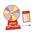 thumbnail image 3 of Abbracc Tabletop Roulette Wheel Portable Prize Turntable for Shops Birthday New Year Multicolor C, 3 of 9