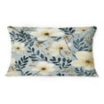 thumbnail image 3 of Designart "Minimalist Floral Whispers In Dreamy Garden I" Floral Printed Throw Pillow, 3 of 5