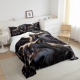 thumbnail image 4 of Erosebridal Wolf Moon Bedding Set,Wild Animal Wolves Comforter Set Queen Gothic Bedroom Decor,Wolf Hunting Safari Bedding Comforter Sets Animals Quilt Bed Set 3Pcs, 4 of 5