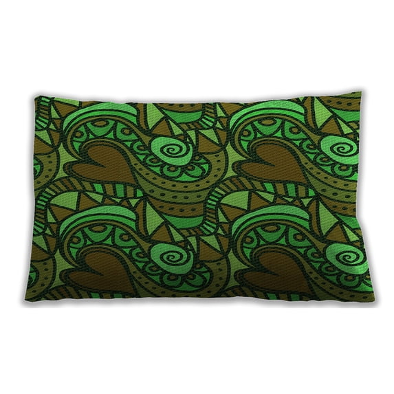 Ahgly Company Indoor Rectangular Contemporary Lumbar Throw Pillow, 13 inch by 19 inch