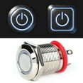 thumbnail image 3 of Interruptor plano, 2 piezas, 12 mm, 4 botones, interruptor plano, botón ultra sensible, 3 of 7